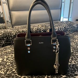 Black handle purse